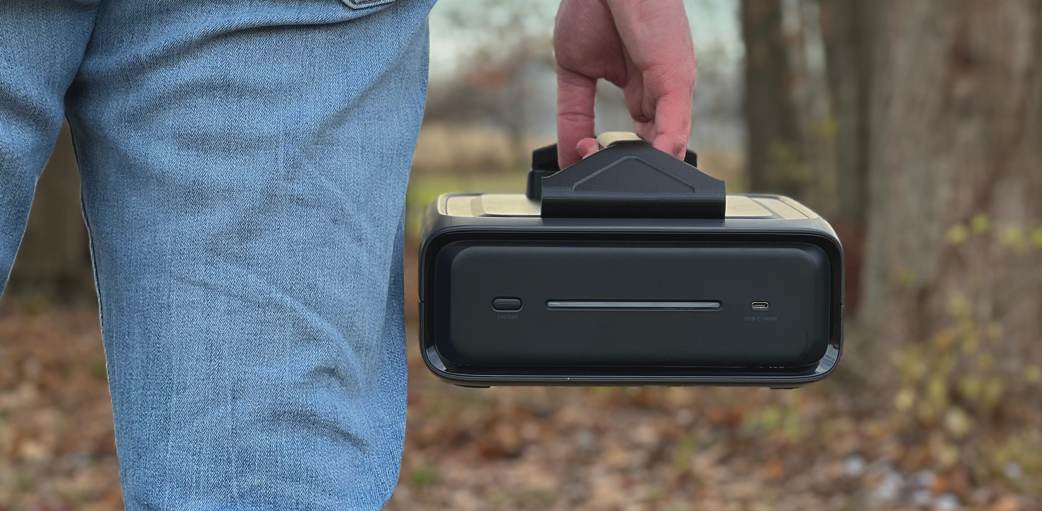 Quick-Detach Carry Handle for EcoFlow EB300/EB600 Batteries